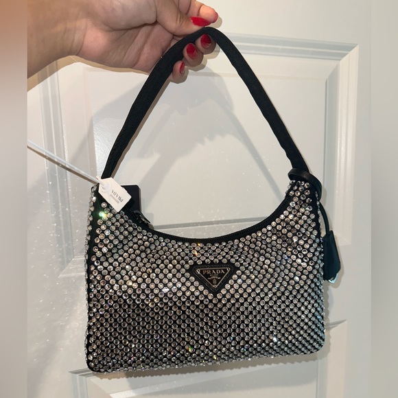 Prada Handbags - NEW PRADA RHINESTONE BAG